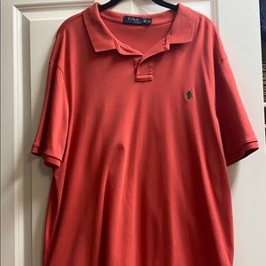 Men’s Ralph Lauren polo. XXL. Orange/red color.